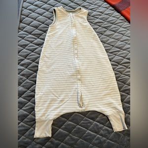 Woolino 4 Seasons Baby Sleeper with Feet, Birch Grey, 18-36 months